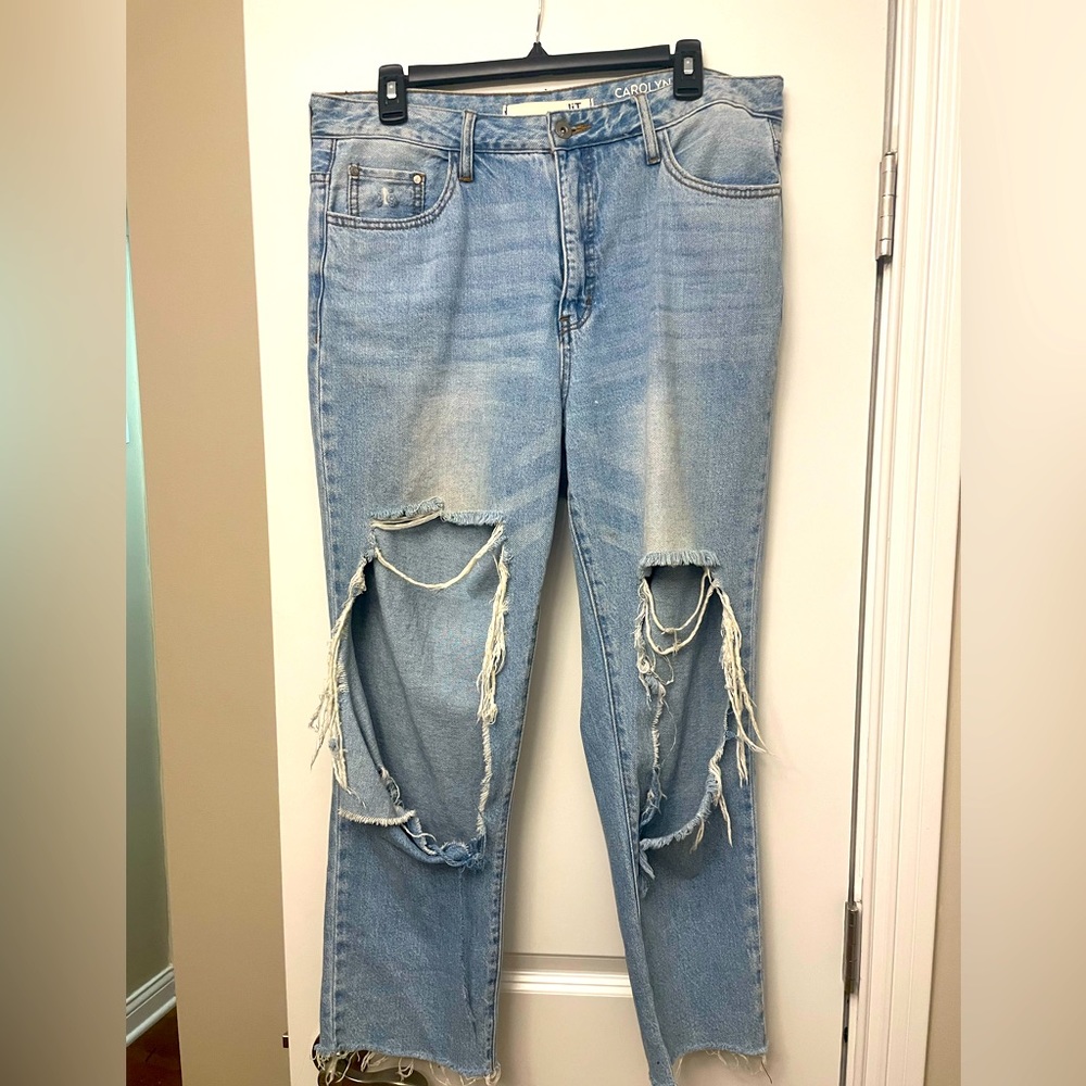 Distressed boyfriend Jean, size 10